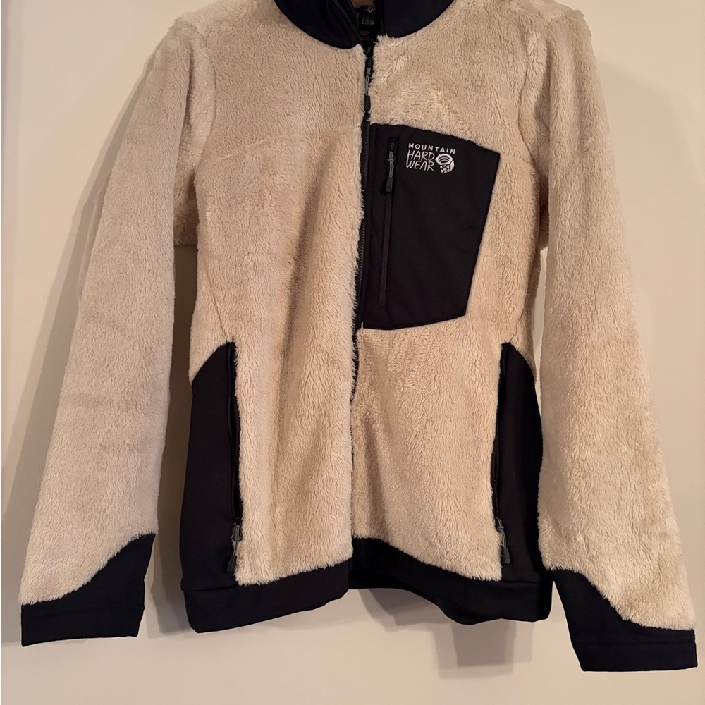 Mountain Hardwear Womans Jacket - Beige and Black